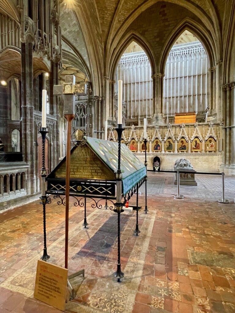 St Swithuns Shrine Winchester Cathedral Photo by JFPenn