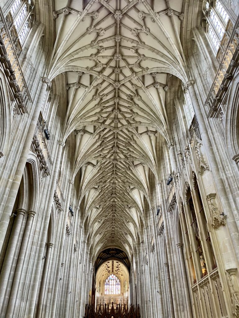 Winchester cathedral nave Photo by JFPenn