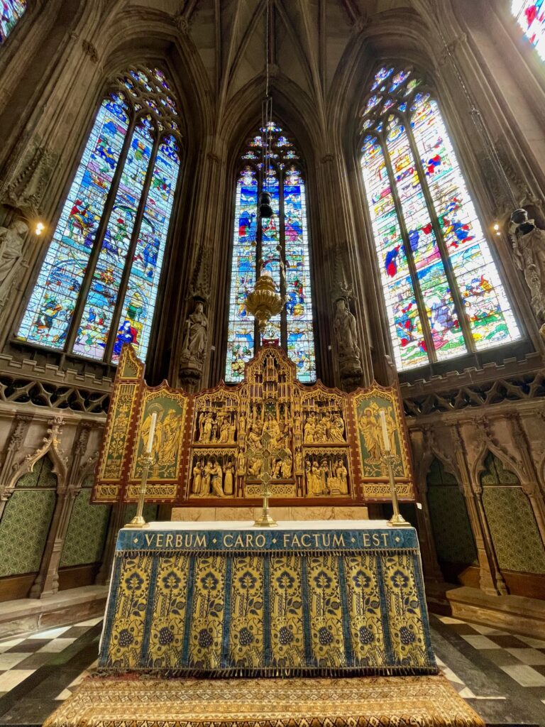 Altar of the Lady Chapel Lichfield Cathedral Photo by JFPenn