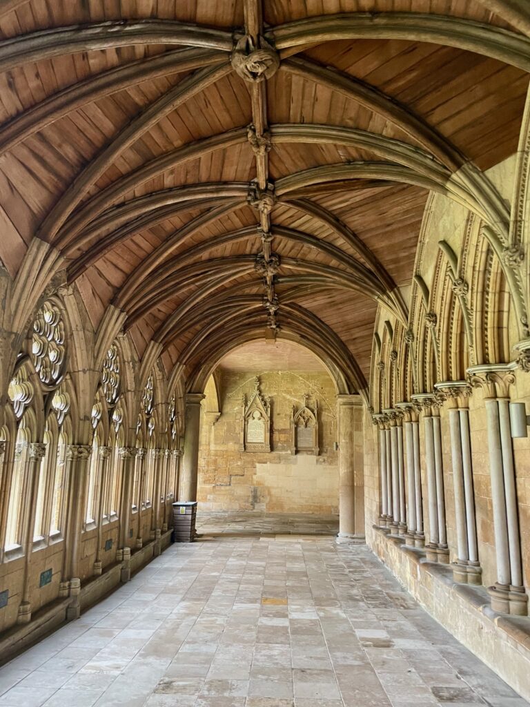Cloisters. Lincoln Cathedral Photo by JFPenn