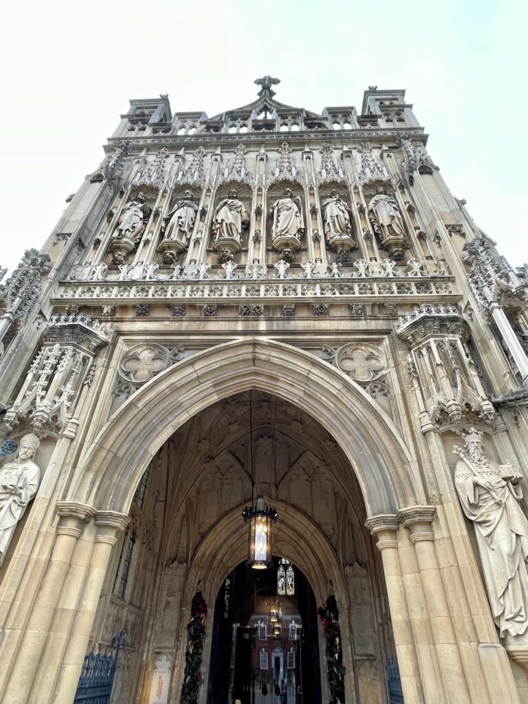 Gloucester cathedral entrance Photo by JFPenn