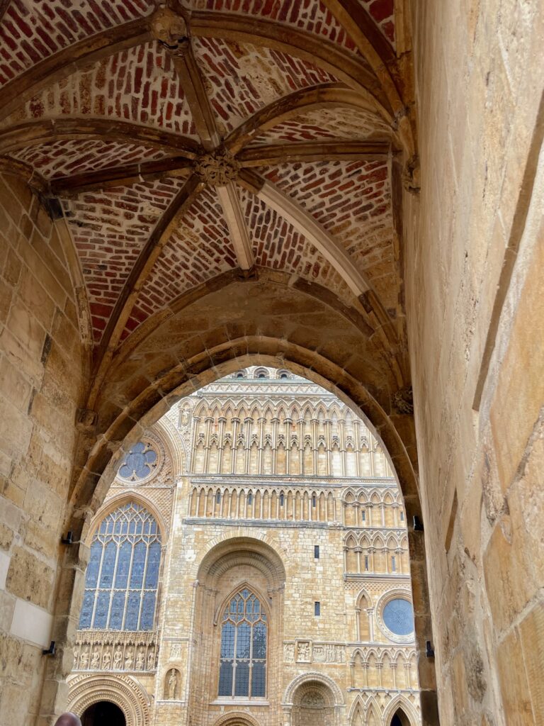 Lincoln Cathedral from gate Photo by JFPenn