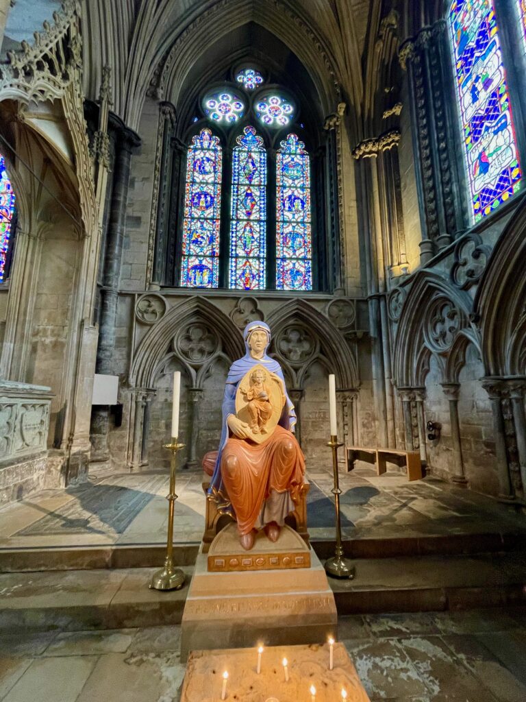 Marian shrine Lincoln Cathedral Photo by JFPenn
