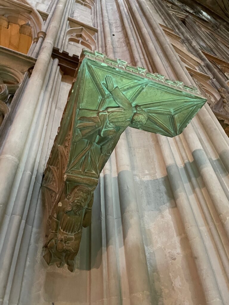 Masons Bracket Gloucester Cathedral Photo by JFPenn