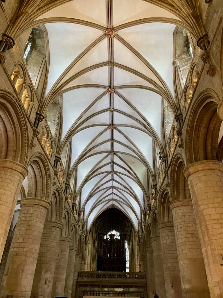 Nave of Gloucester cathedral Photo by JFPenn