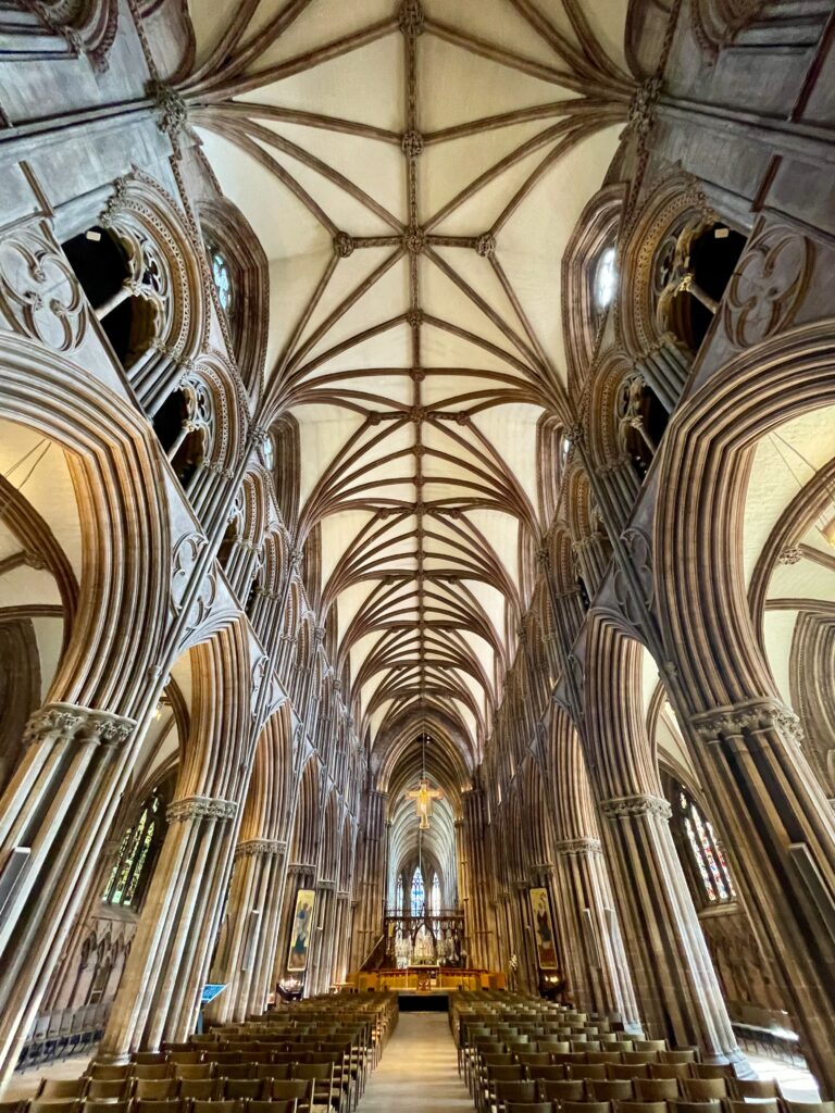 Nave of Lichfield Cathedral Photo by JFPenn