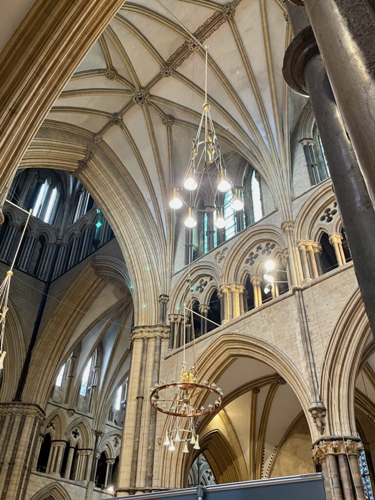Side view of nave Lincoln Cathedral Photo by JFPenn
