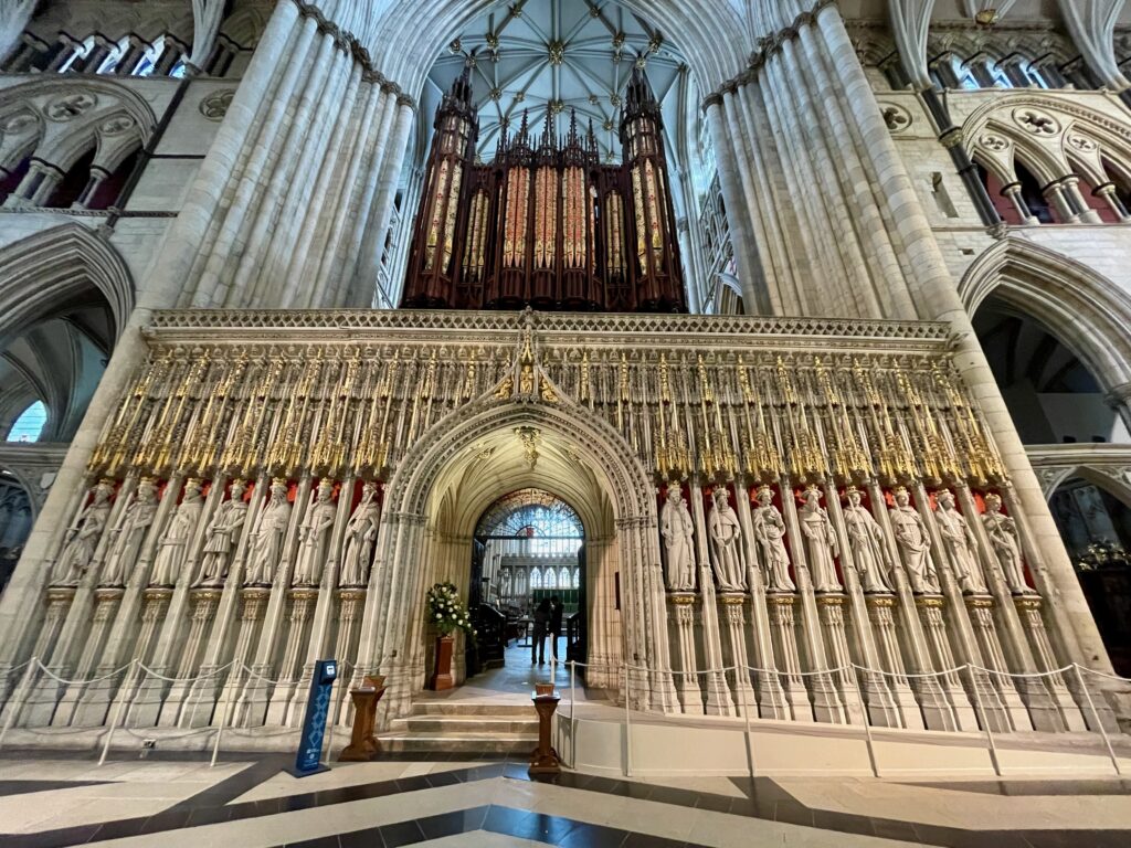 Kings Screen to Quire York Minster Photo by JFPenn