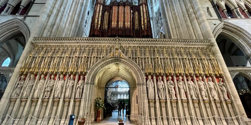 Kings Screen to Quire York Minster Photo by JFPenn