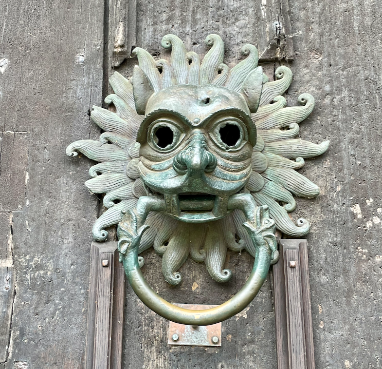 Sanctuary Knocker replica Durham cathedral Photo by JFPenn
