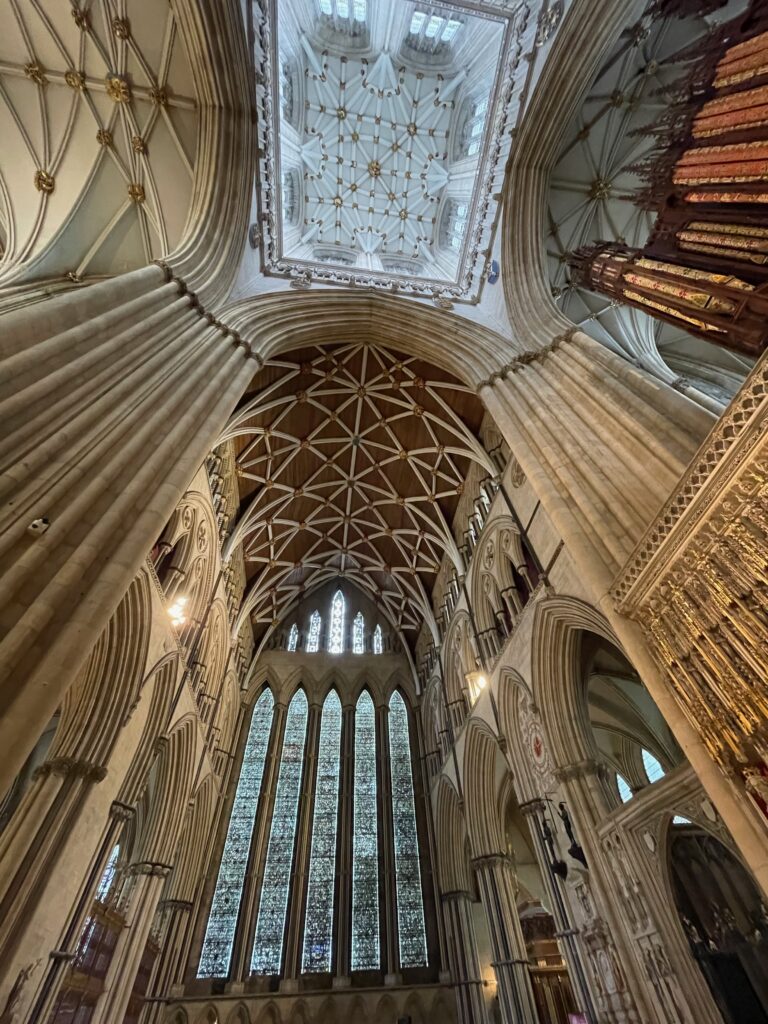 The Crossing to the Five Sisters window York Minster Photo by JFPenn