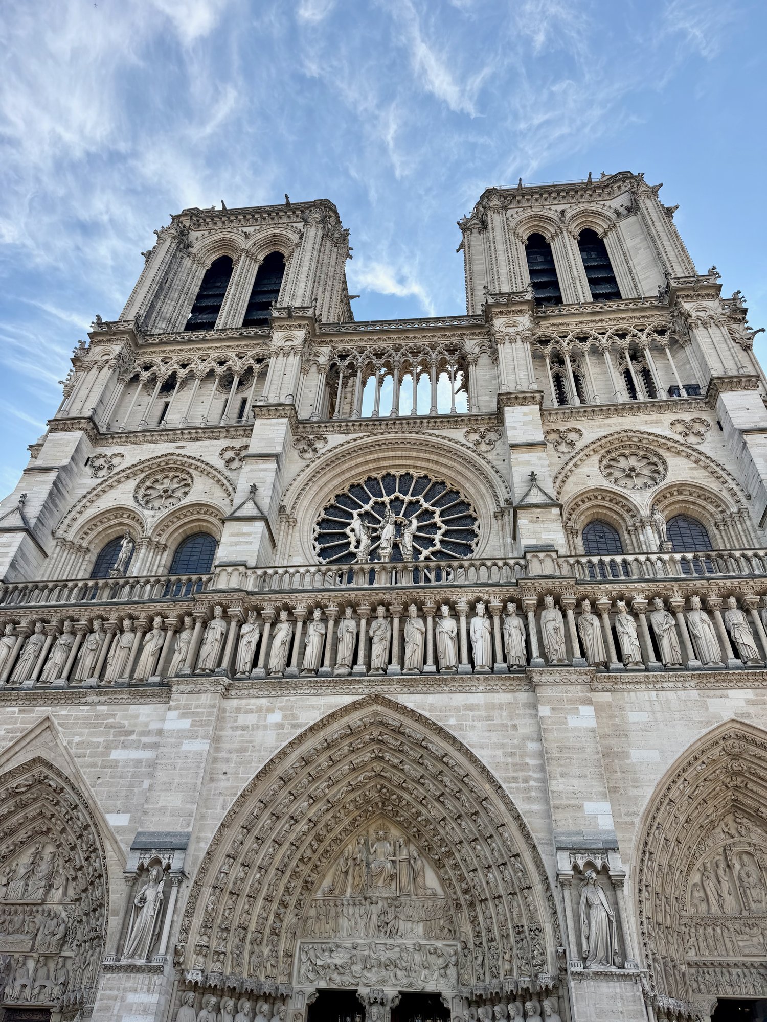 West front, Notre-Dame de Paris. Photo by JFPenn