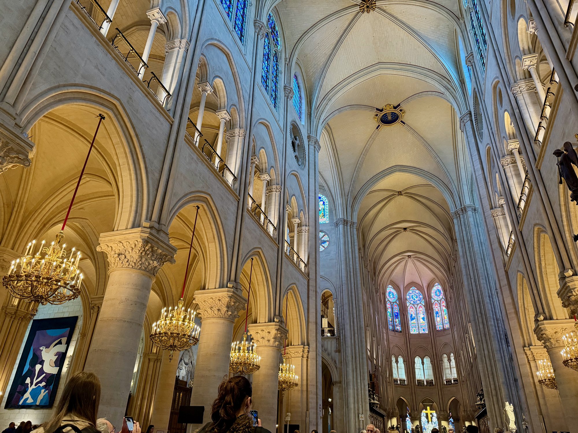 Nave and choir, Notre-Dame de Paris. Photo by JFPenn