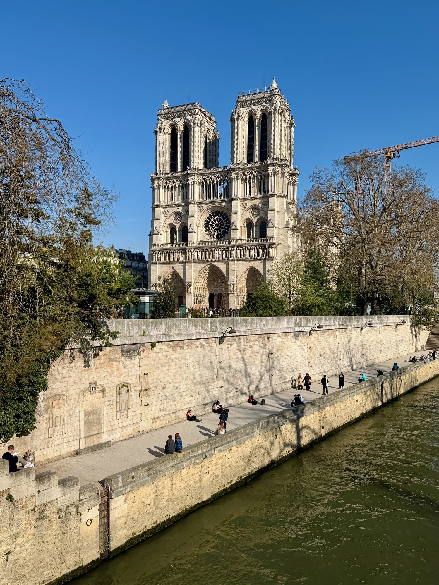 Notre-Dame de Paris from the Seine. Photo by JFPenn