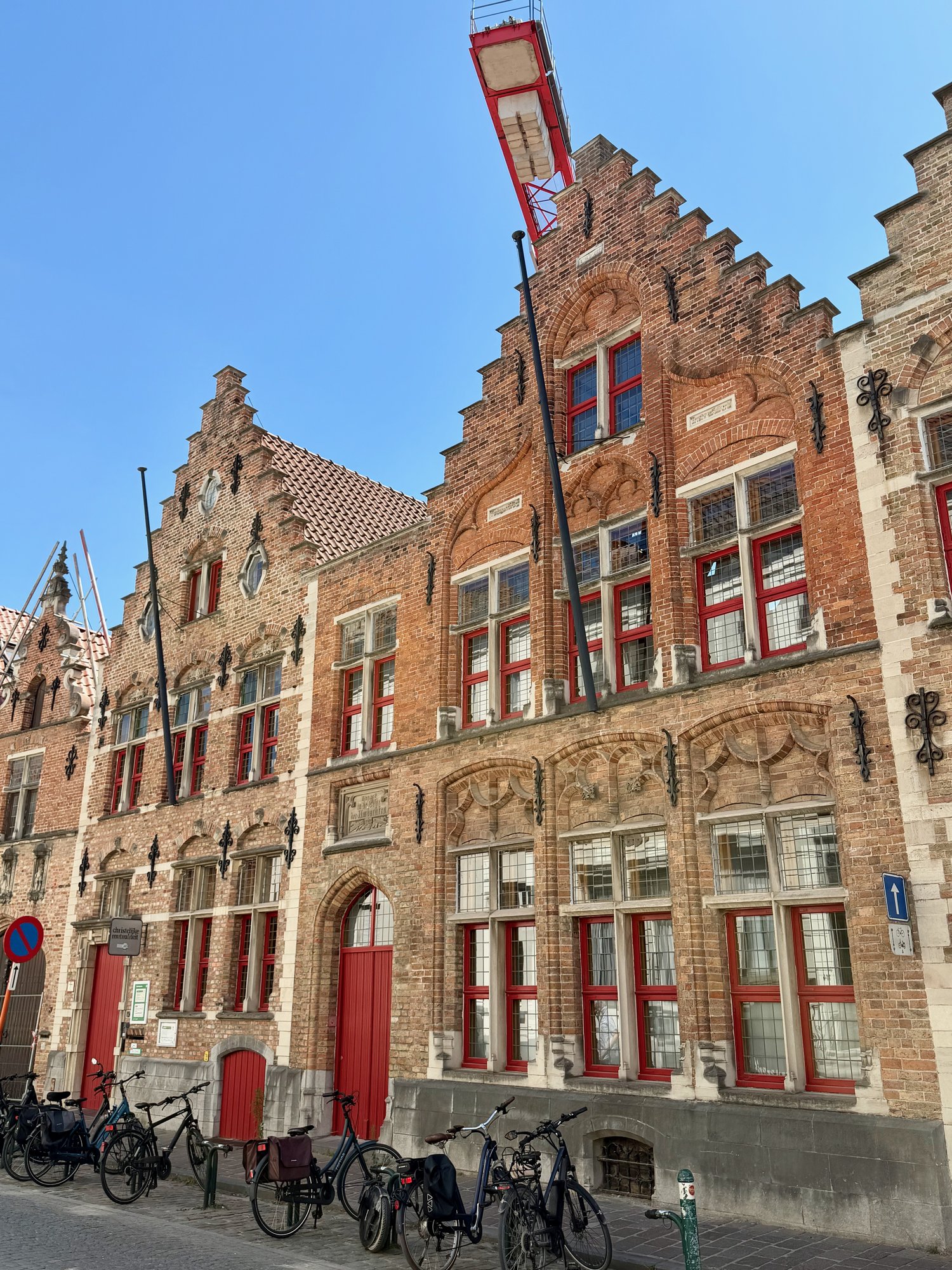 Step-gabled houses, Bruges. Photo by JFPenn