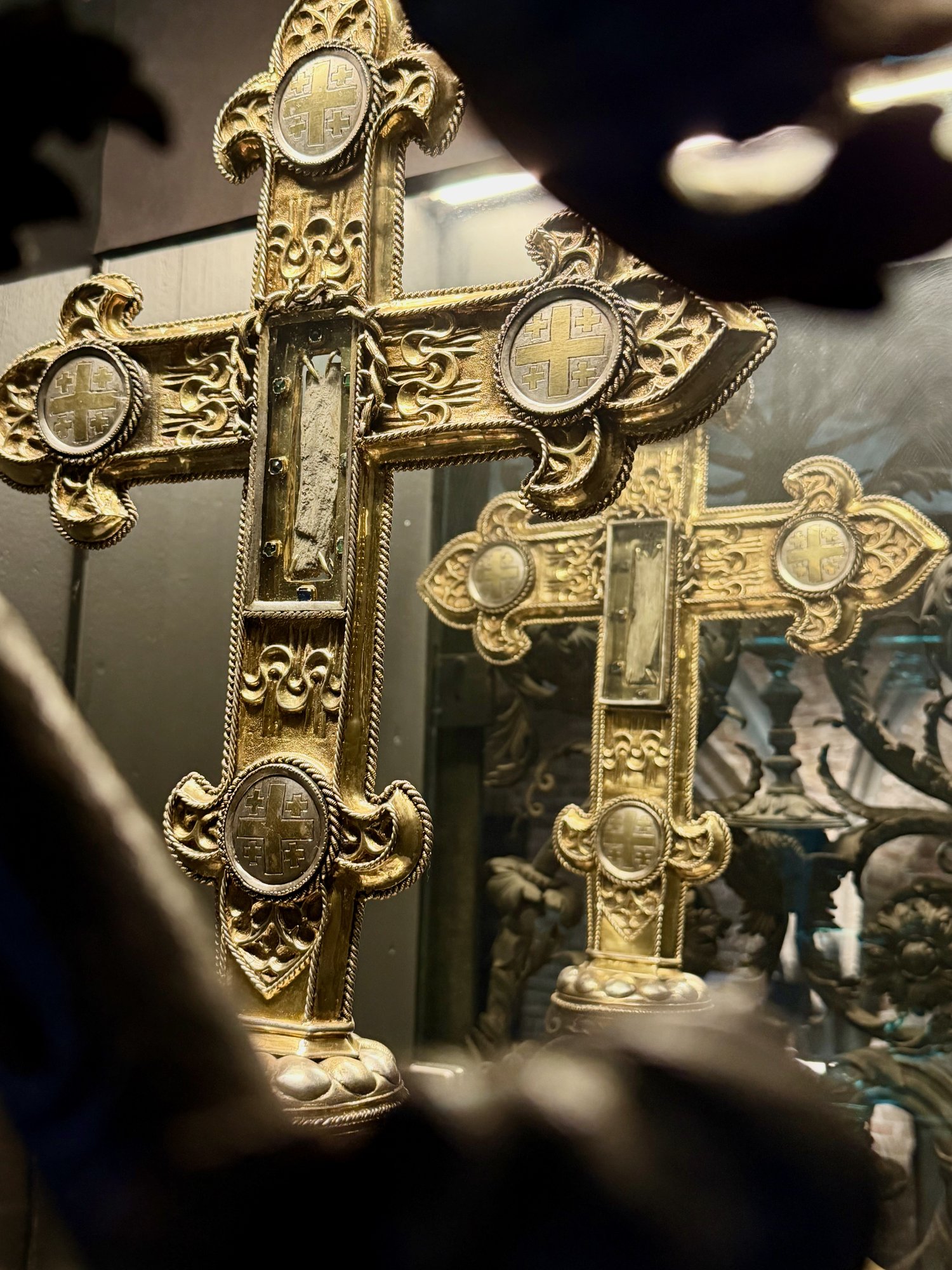 Reliquary of the True Cross, Jeruzalemkerk, Bruges. Photo by JFPenn