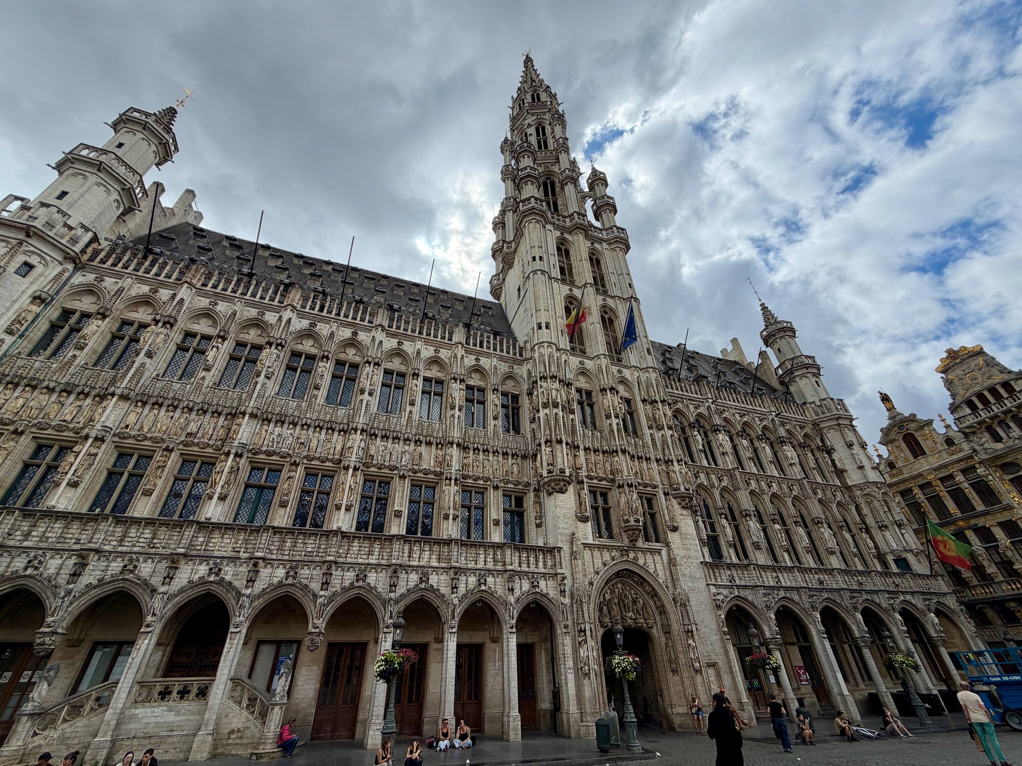 The Town Hall on the Grand-Place, Brussels. Photo by JFPenn