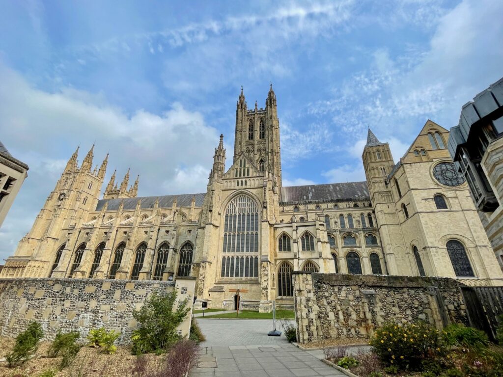South side and Bell Harry Tower, Canterbury Cathedral. Photo by JFPenn
