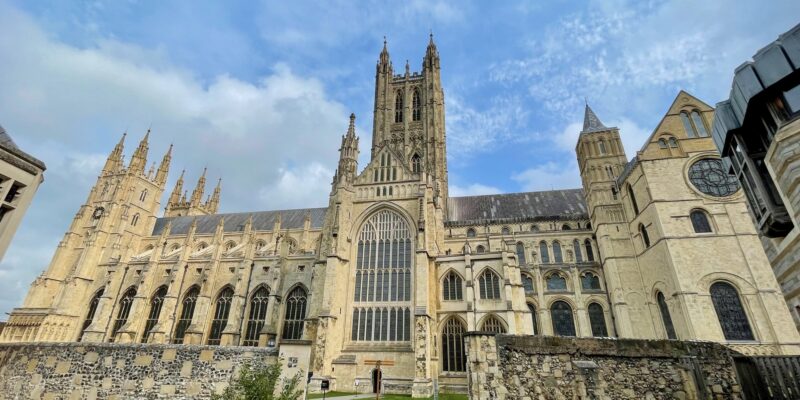 South side and Bell Harry Tower, Canterbury Cathedral. Photo by JFPenn