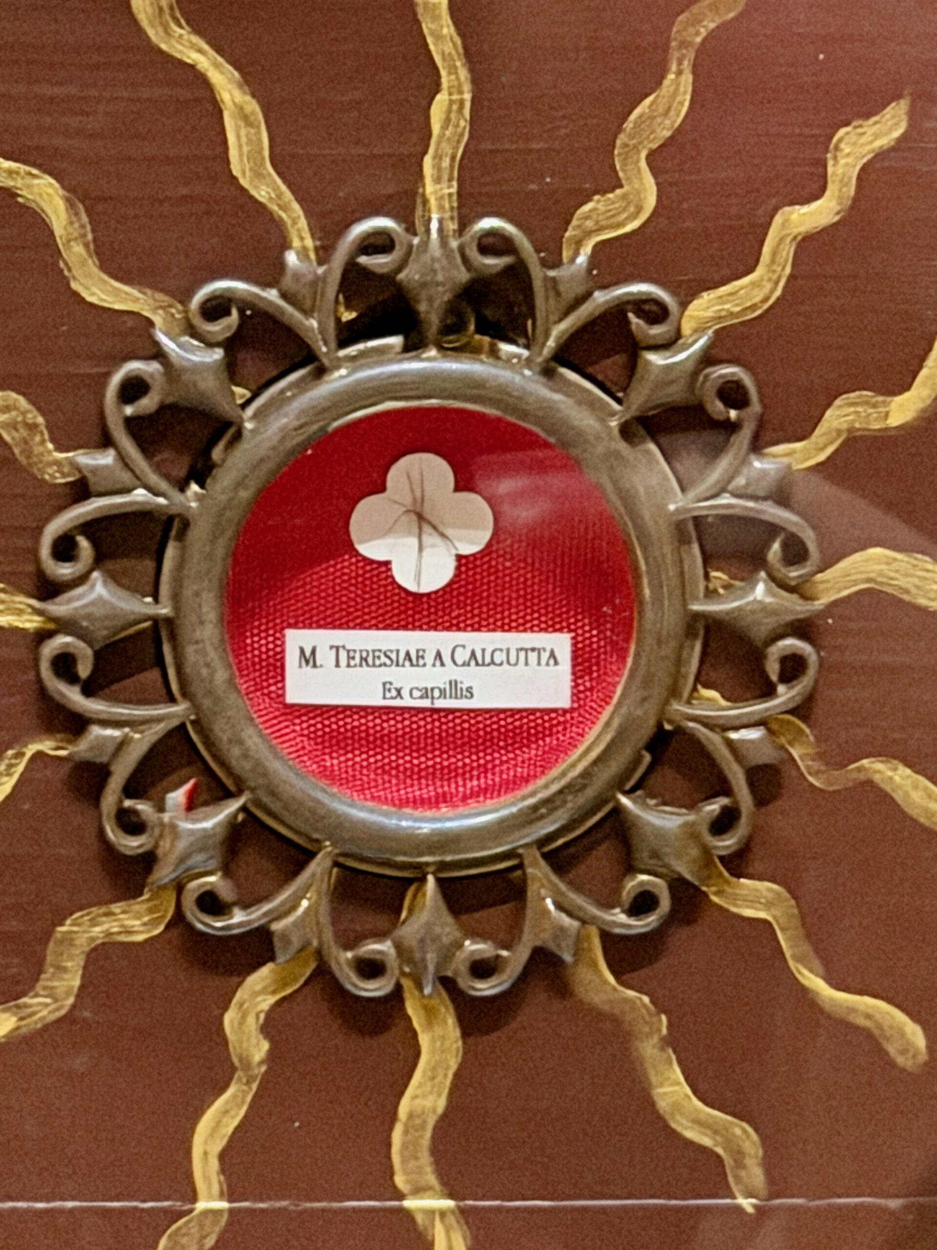 Relic of St Teresa of Calcutta, Cathedral of Our Lady of the Angels. Photo by JFPenn